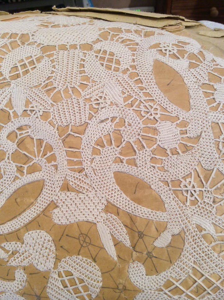 Burano, Lace making, finished product