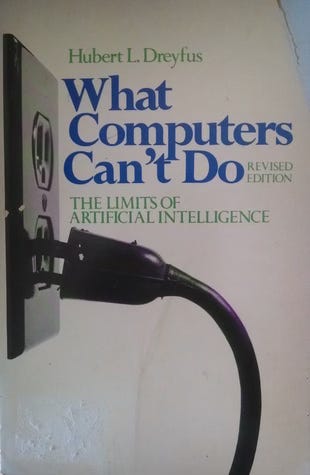 Cover for the book "What Computers Can't do" by Hubert Dreyfus