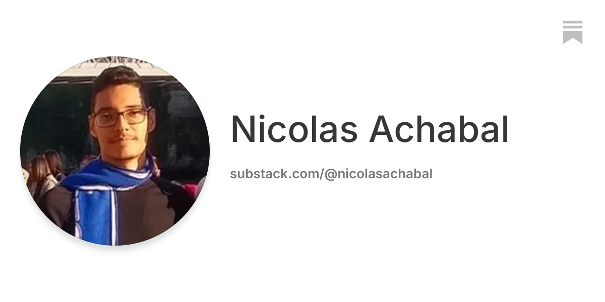 Nicolas Achabal | Substack