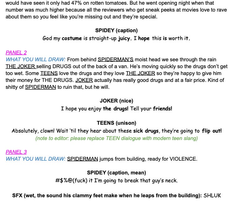 Comic Xcript Comic Book Scripting!