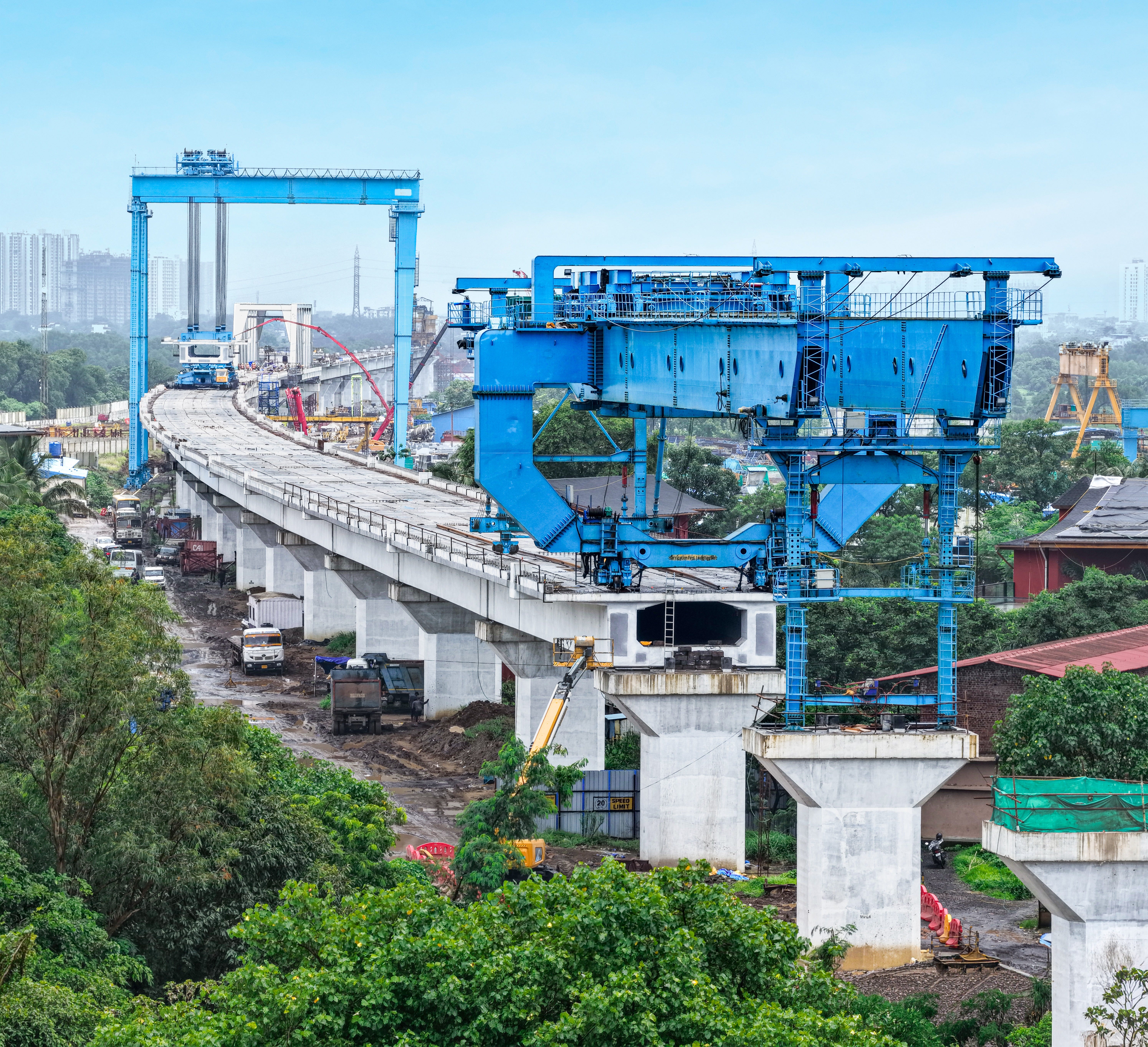 India's first bullet train is taking shape