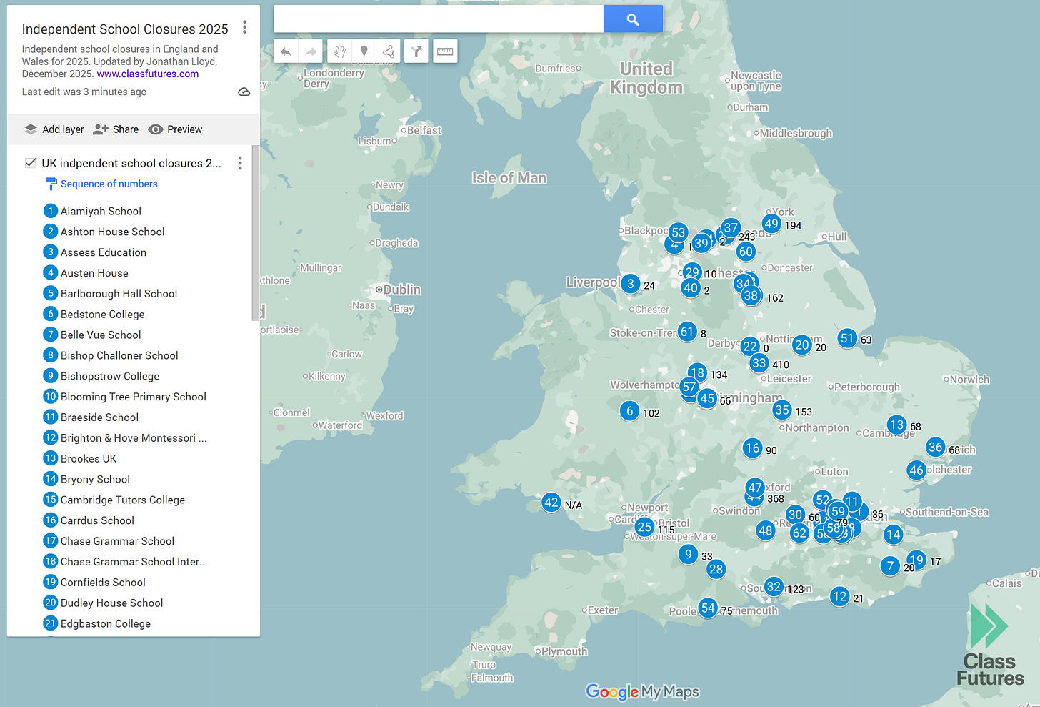 Independent School Closures Independent School Closures