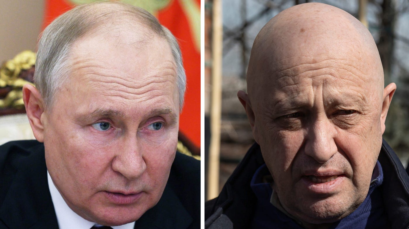 All is not well in Russia: Wagner Group's leader Yevgeny Prigozhin calls  for toppling Russia's military leadership, marches into Russia