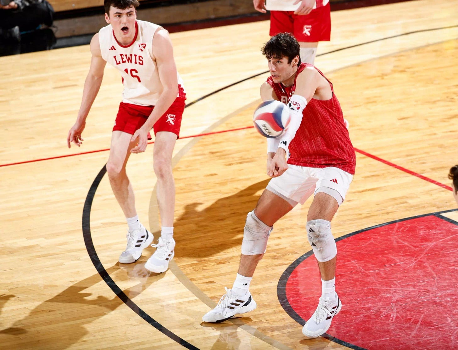 Nico Paula Digs a ball