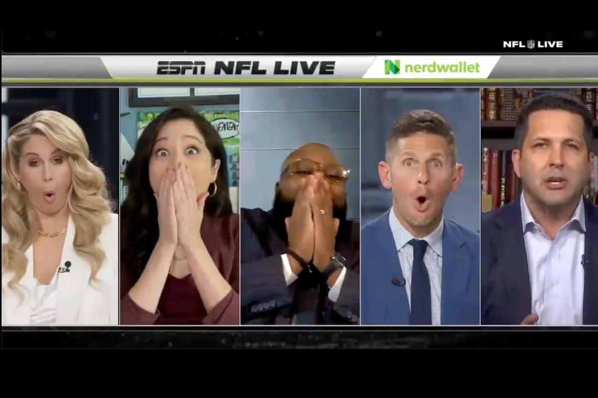 Jets' Aaron Rodgers trade broke ESPN's 'NFL Live' panel