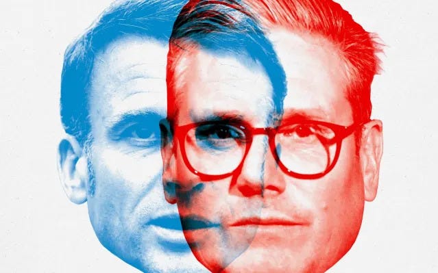 macron and starmer
