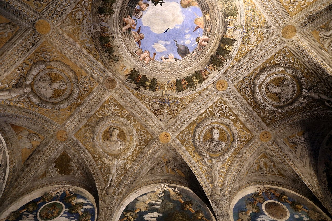 Mantegna Camera degli Sposi oculus ceiling