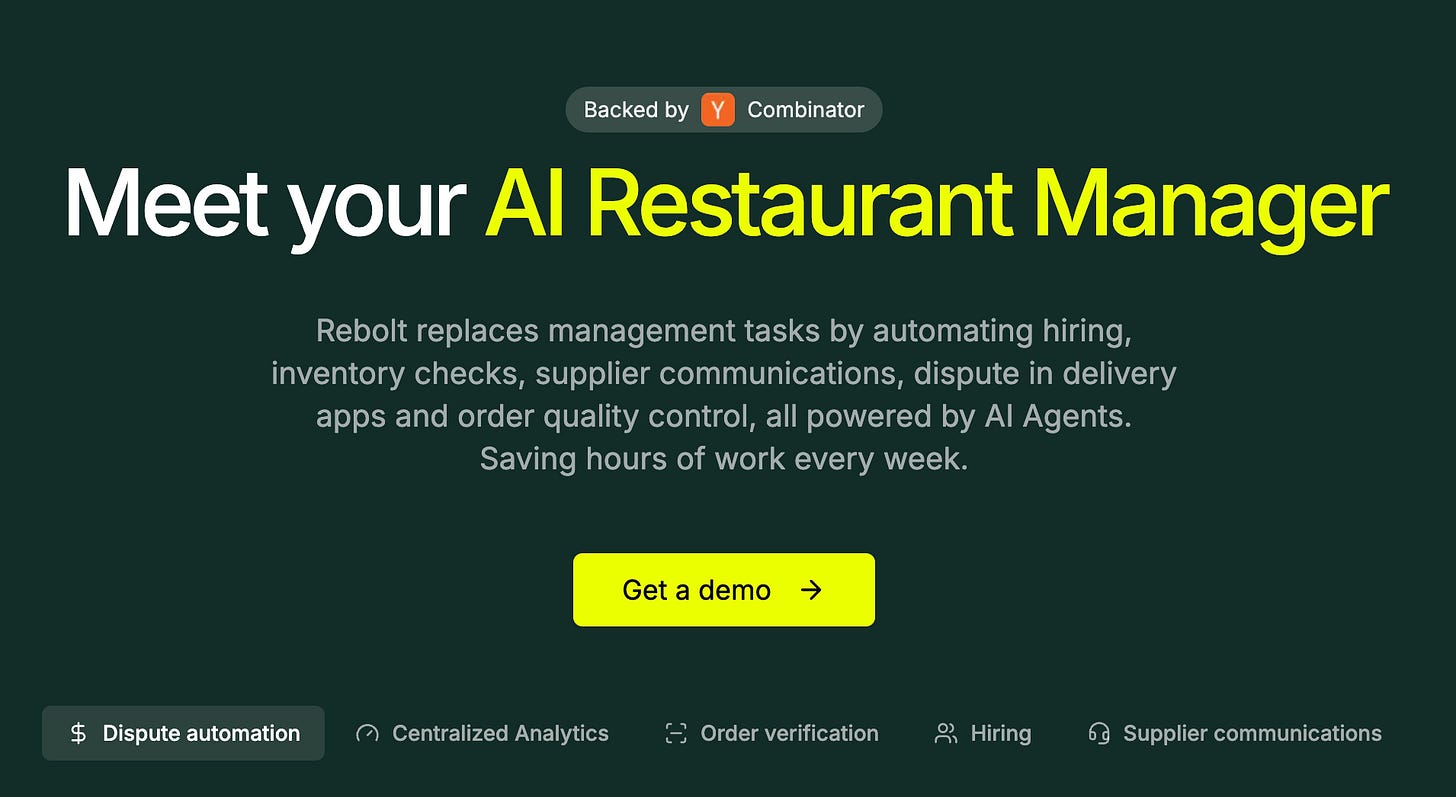 Rebolt - Um gestor para restaurantes feito com inteligência artificial.
