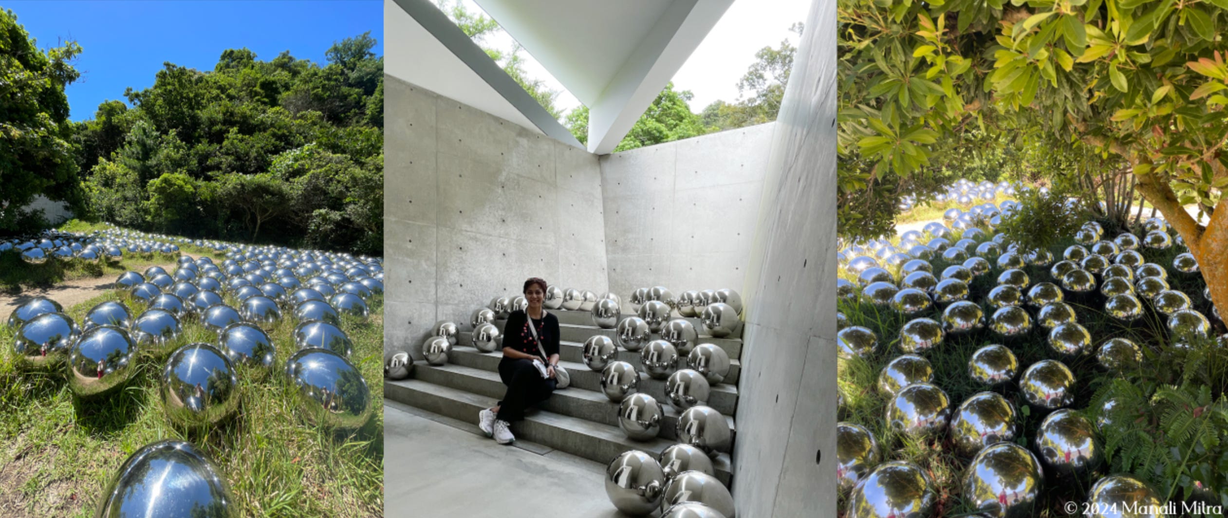 Walking Through Yayoi Kusama's Narcissus Garden