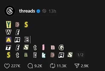 threads animated stickers update