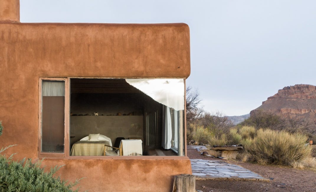 Georgia O'Keeffe's New Mexico home was her largest work of art