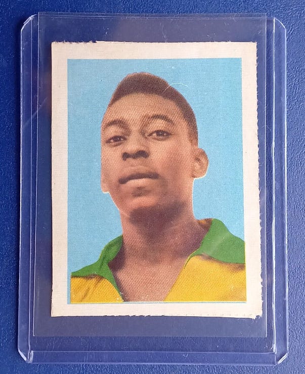Figurina Pelè Aquarela 1958