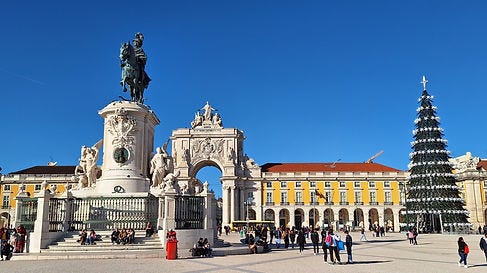 Stóra torgið í Lissabon. Stóra torgið í Lissabon.