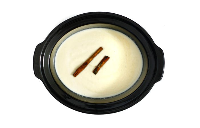 Sopa de almendras. Receta para crock pot o slow cooker