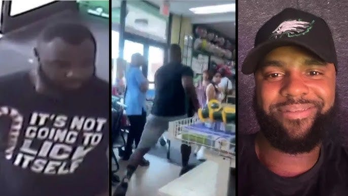 Man Caught "Nutting" On Womans Leg in Dollar Tree - YouTube