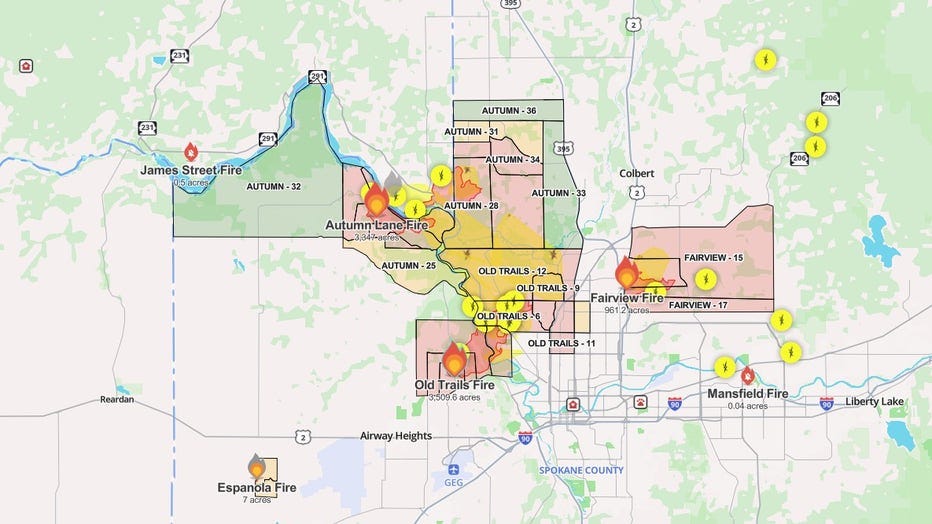 Wildfire burning in Spokane, WA prompts evacuation orders | FOX 13 Seattle