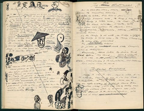 A Rare Look at Samuel Beckett's Doodle-Filled Notebooks ... A Rare Look at Samuel Beckett's Doodle-Filled Notebooks ...