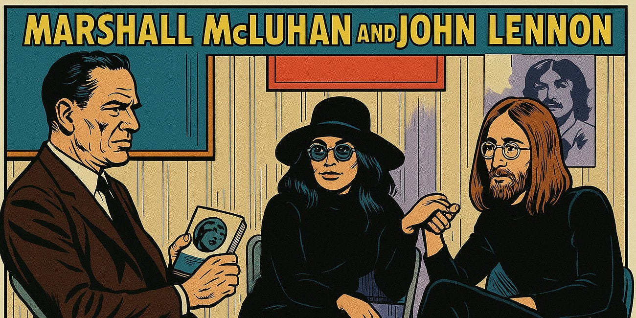 When John Lennon Met Marshall McLuhan: The 1969 TV Interview That Predicted Our 2025 Internet World