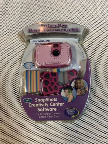 CyberPix Digital Camera Kit 2-1 Digital Camera w/3 Face Plates - Picture 1 of 7 CyberPix Digital Camera Kit 2-1 Digital Camera w/3 Face Plates - Picture 1 of 7