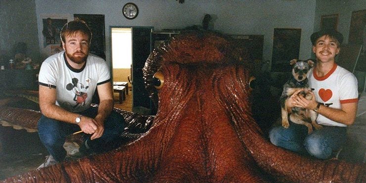 Los Goonies" es TT. Pero lo peor fue lo del pulpo. Los Goonies" es TT. Pero lo peor fue lo del pulpo.