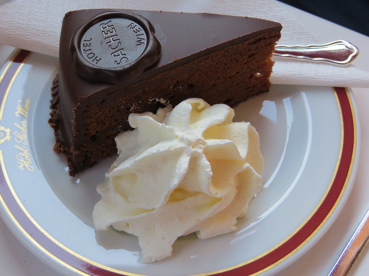 Sachertorte Österreich Wien Kaffeehaus 