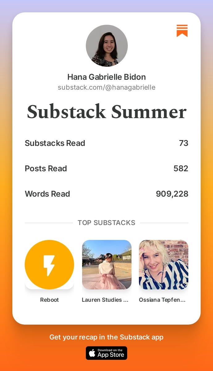 Substack Summer