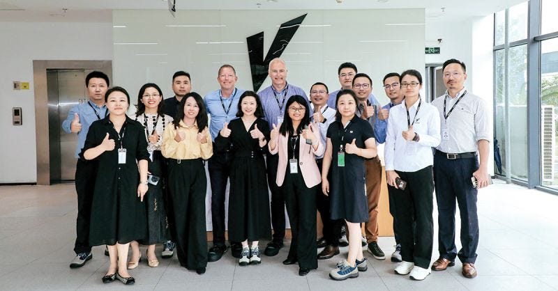 Great job by our amazing team in China and led by the exceptional Jessica Yu showing off our outstanding operations there! | Nat Rothschild