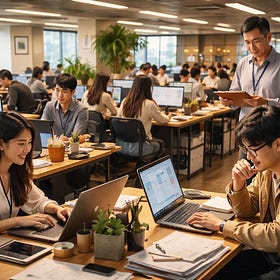 Il “teatro dell’occupazione” cinese e il parallelismo con i “nostri” stage infiniti