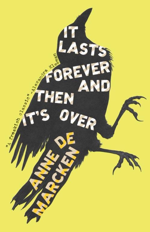 It Lasts Forever and Then It's Over by Anne de Marcken | New Directions |  New Directions Publishing