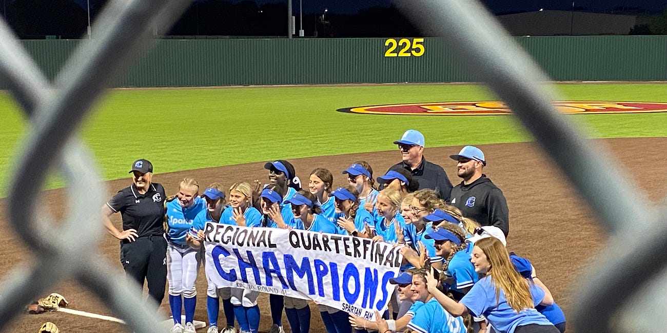 Lady Spartans ride huge second inning to Regional Quarterfinal victory