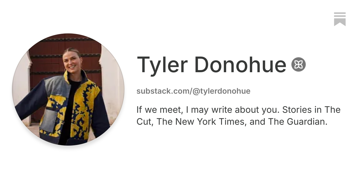 Tyler Donohue | Substack