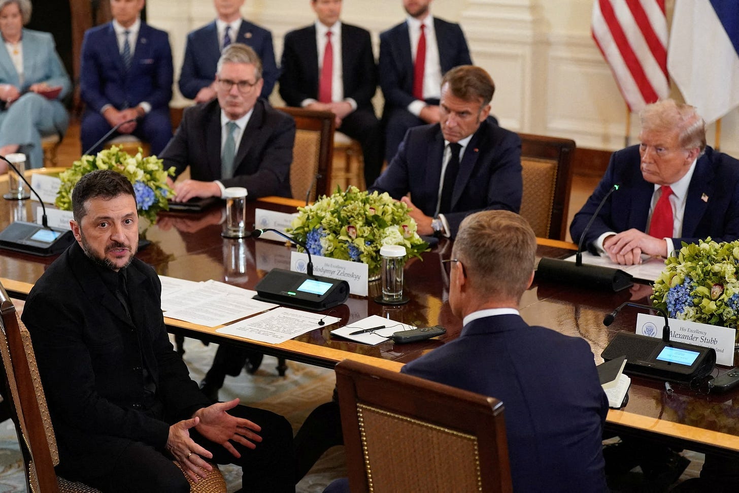 European leaders join Zelenskiy for meeting with Trump, in photos - August  18, 2025 | Reuters