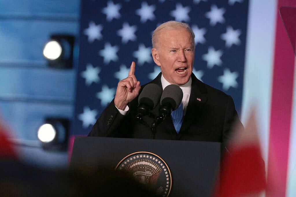 For God's sake, this man cannot remain in power,' Biden says of Putin -  www.israelhayom.com
