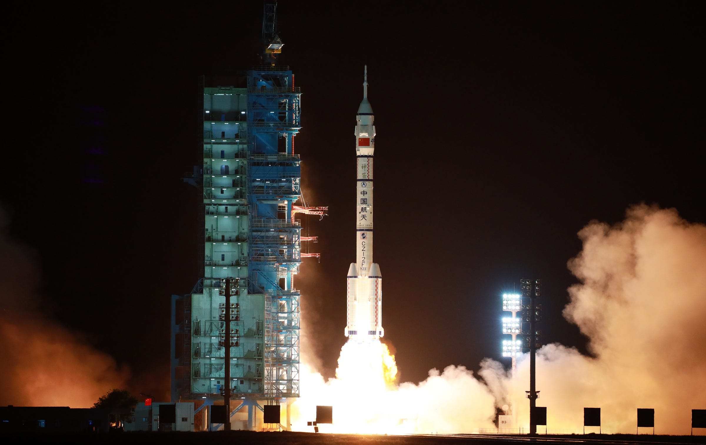 The Long March 2F/G Y23 vehicle lifting off from the Jiuquan Satellite Launch Center on May 24th 2026. The Long March 2F/G Y23 vehicle lifting off from the Jiuquan Satellite Launch Center on May 24th 2026.