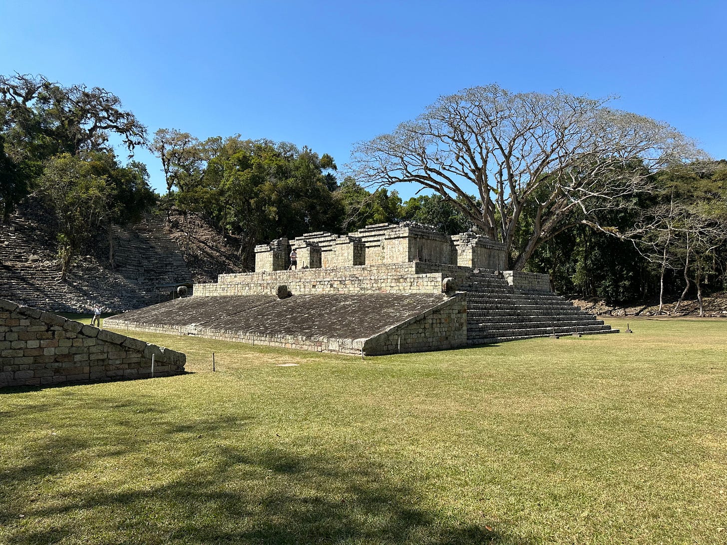 ball court in Copan