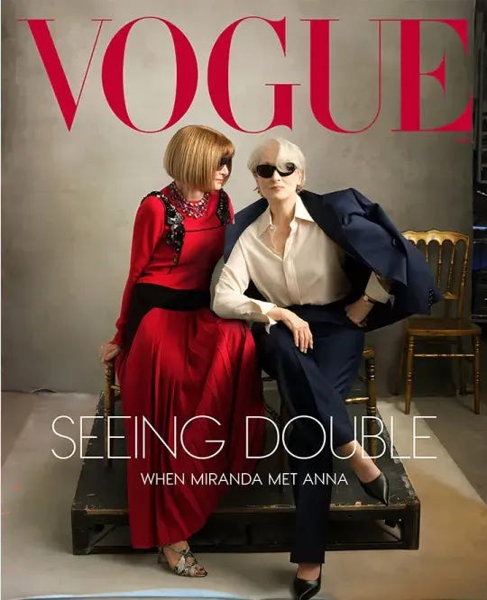 When Meryl Streep met the devil (well, Anna Wintour) for Vogue