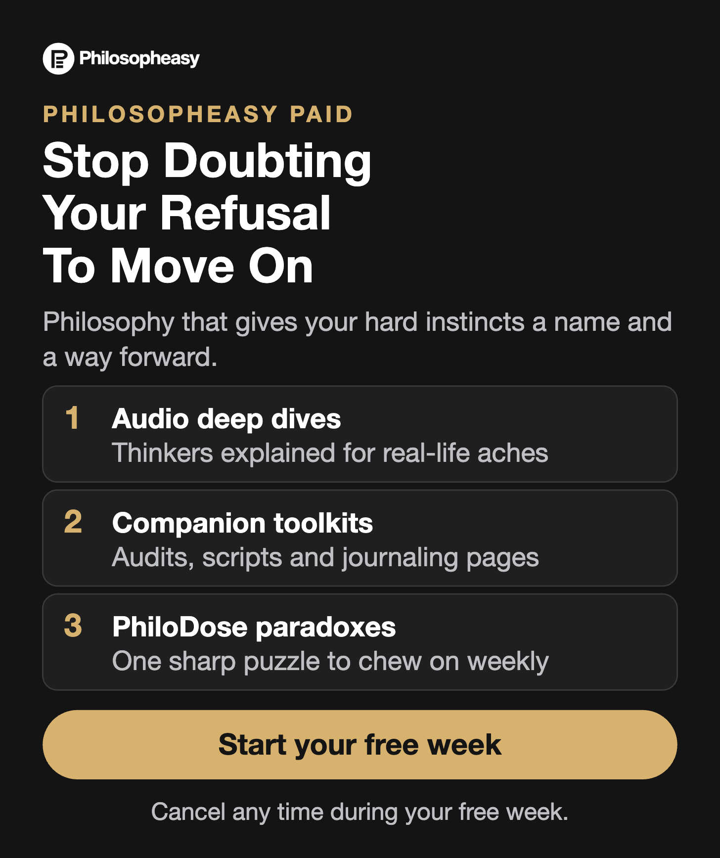 Stop Doubting Your Refusal To Move On Stop Doubting Your Refusal To Move On