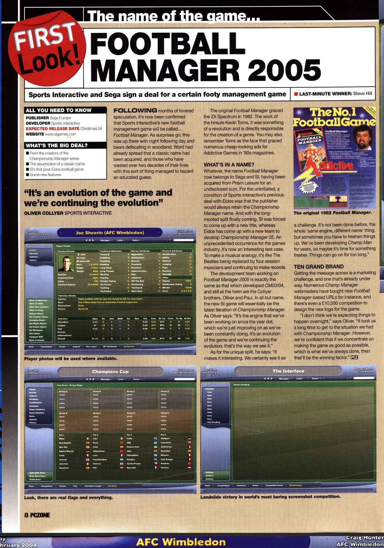 Original Football Manager 2005 Preview - by Daniel Evensen