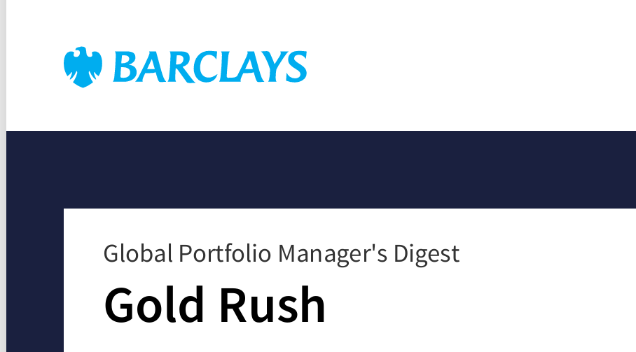 Gold Rush: Barclays Sees Better Risk-Reward in Spot, Miners After Correction 