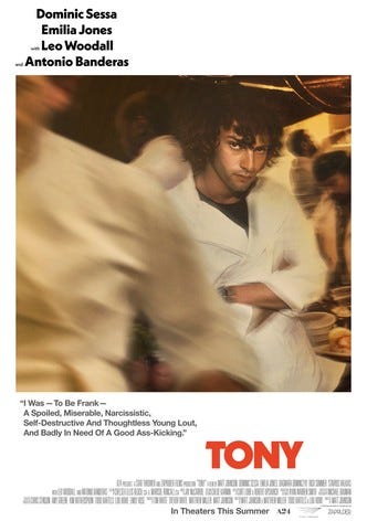Movie poster for the 2026 feature filem Tony Movie poster for the 2026 feature filem Tony