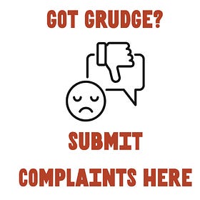 Got a grudge you're willing to share?