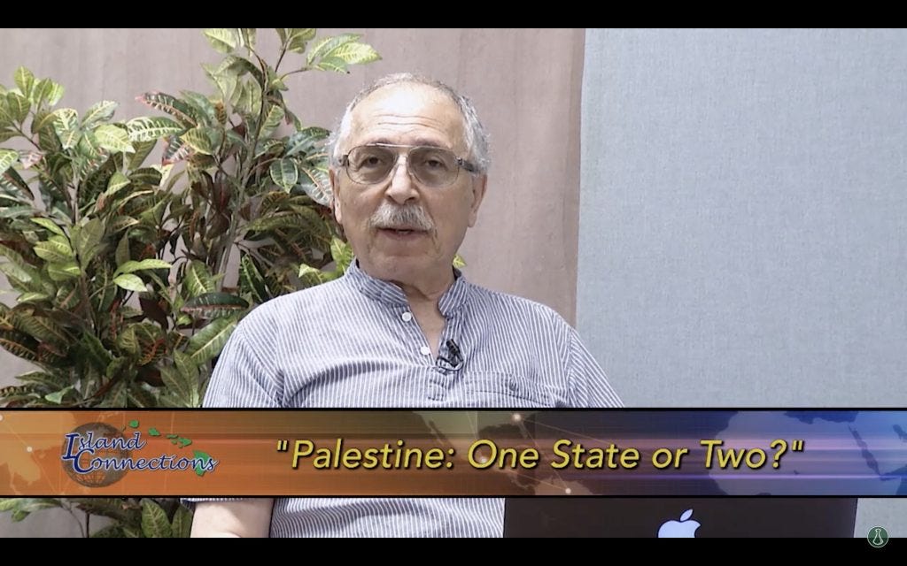 Ibrahim Brahim Aoude University of Hawaii ethnic studies Palestinian Palestinians Jonathan Okamura column