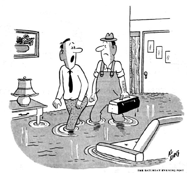 Cartoons: Plumber Problems | The Saturday Evening Post