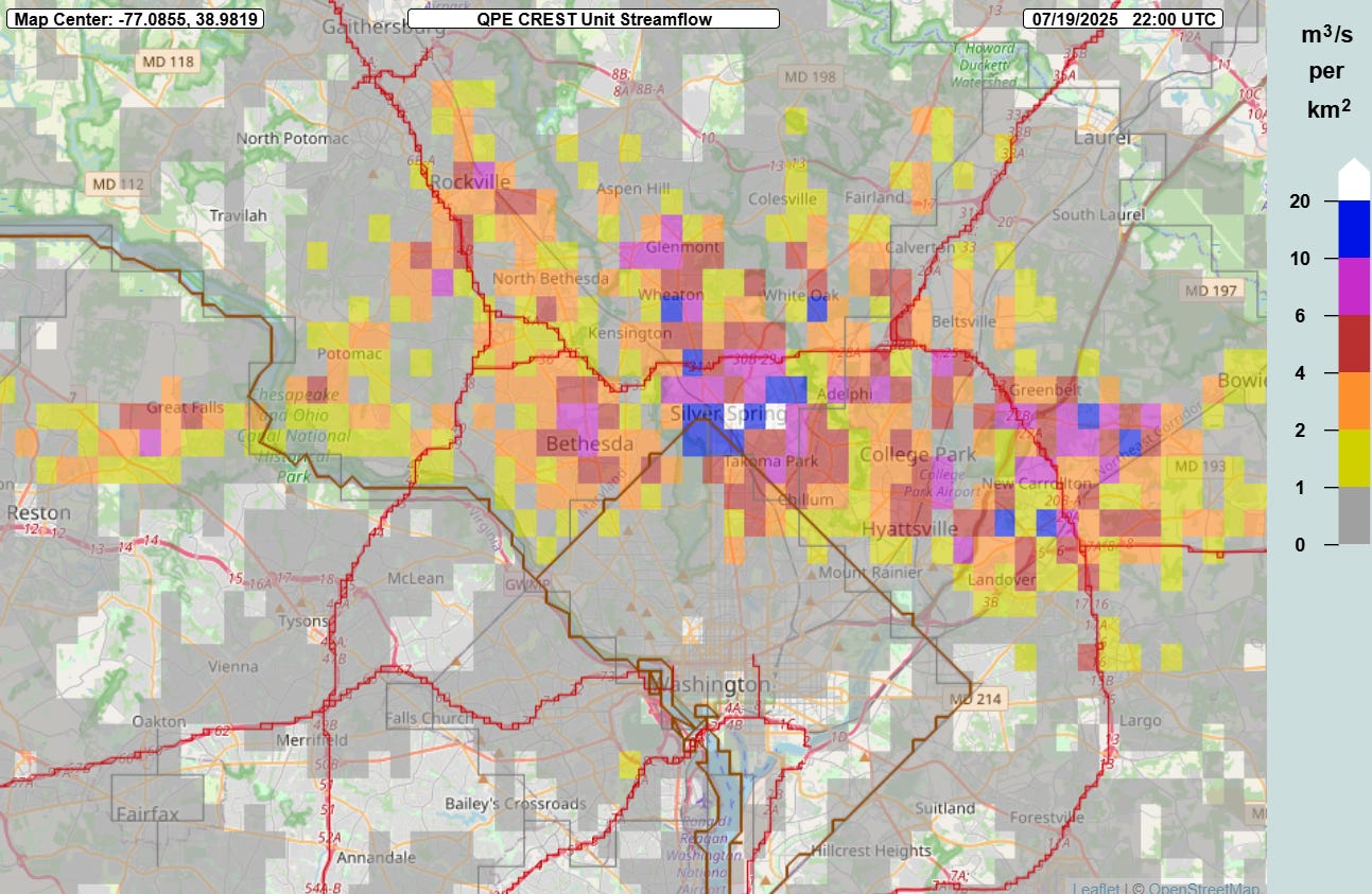 Flash flooding hits DC Metro area on Saturday