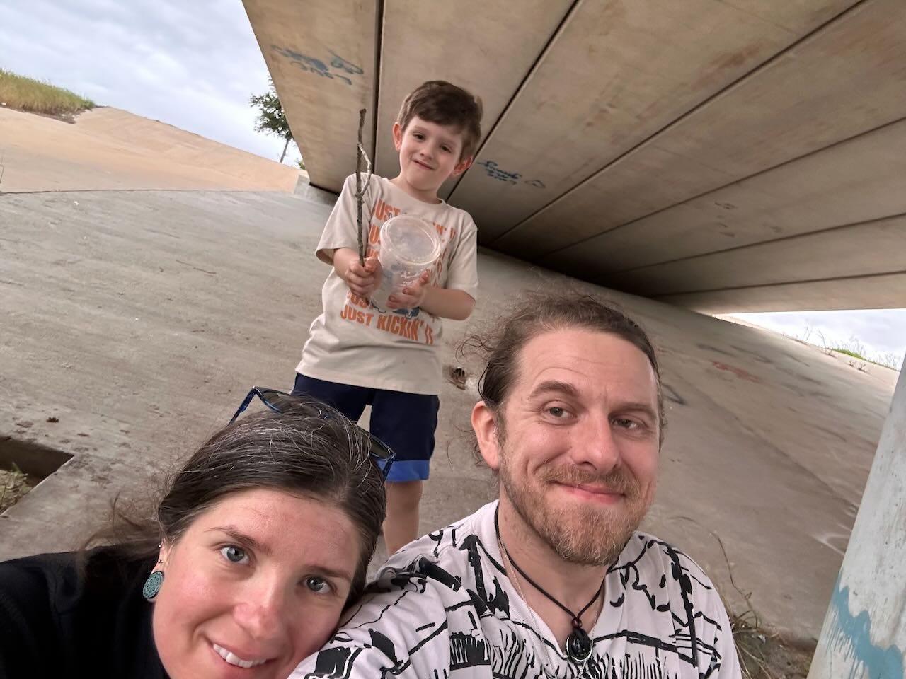 A favorite family photo we took this year in May at one of our “secret spots” (under a bridge in our neighborhood that passes over a little stream). A favorite family photo we took this year in May at one of our “secret spots” (under a bridge in our neighborhood that passes over a little stream).