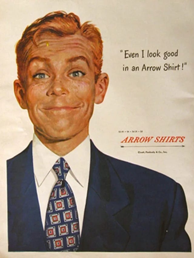 Arrow Shirt ad