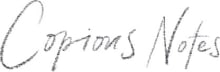 Copious Notes