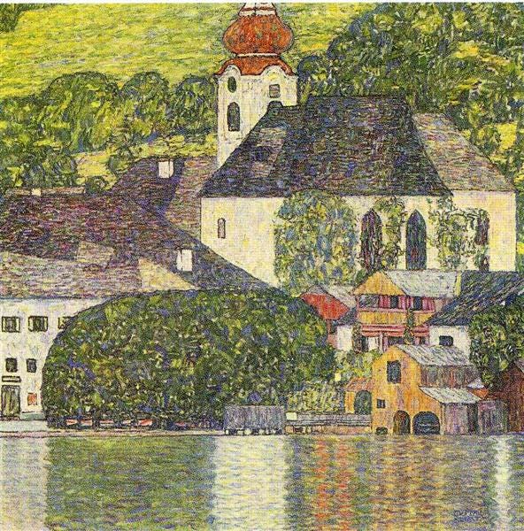 Church in Unterach on the Attersee, 1916 - Gustav Klimt