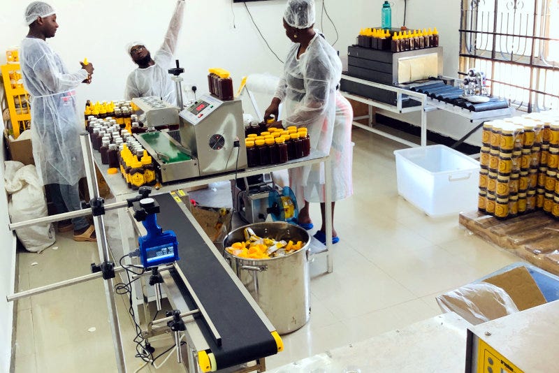 Central Park Bees' processing facility. Central Park Bees' processing facility.