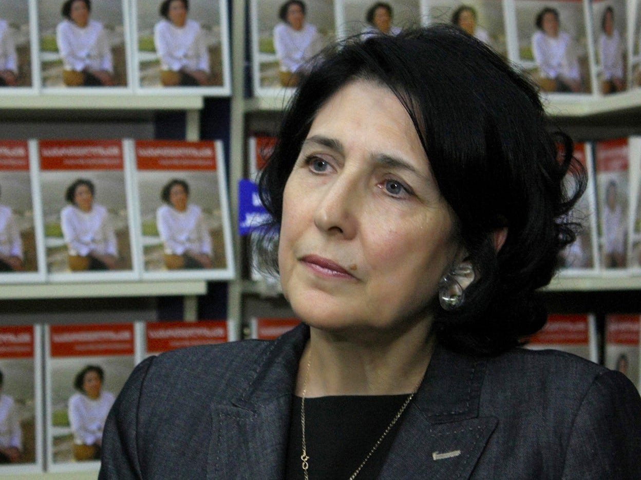 Salomé Zourabichvili Grúzia választás Salomé Zourabichvili Grúzia választás